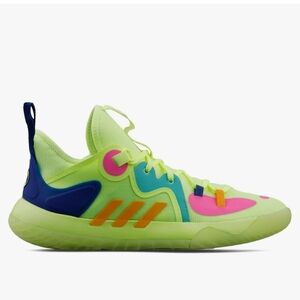 adidas Men's Harden Stepback 2 Hi-Res Yellow' Basketball Lace-Up Sneakers 8.5